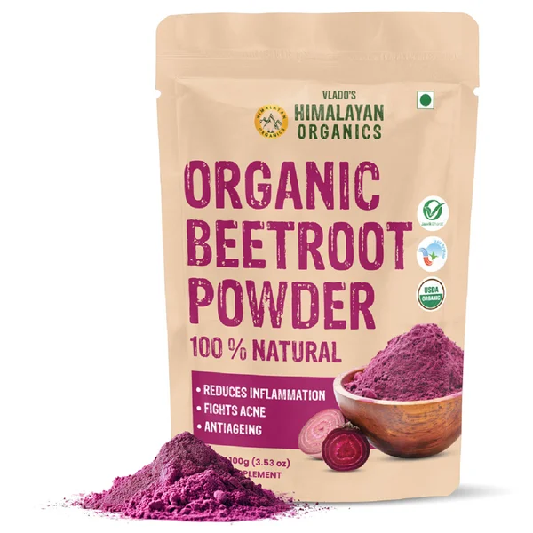 Vlado's Himalayan Organics Beetroot Powder, 100 gm