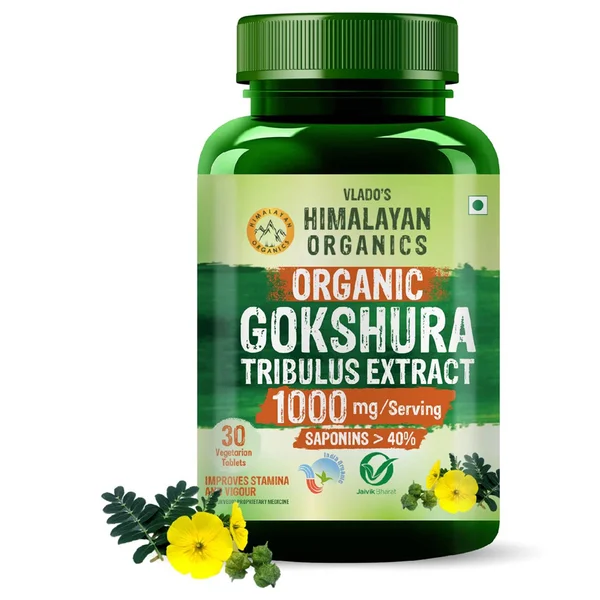 Vlado's Himalayan Organics 1000Mg Gokshura, 30 Tablets