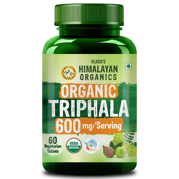 Vlado's Himalayan Organics 600mg Triphala, 60 Tablets