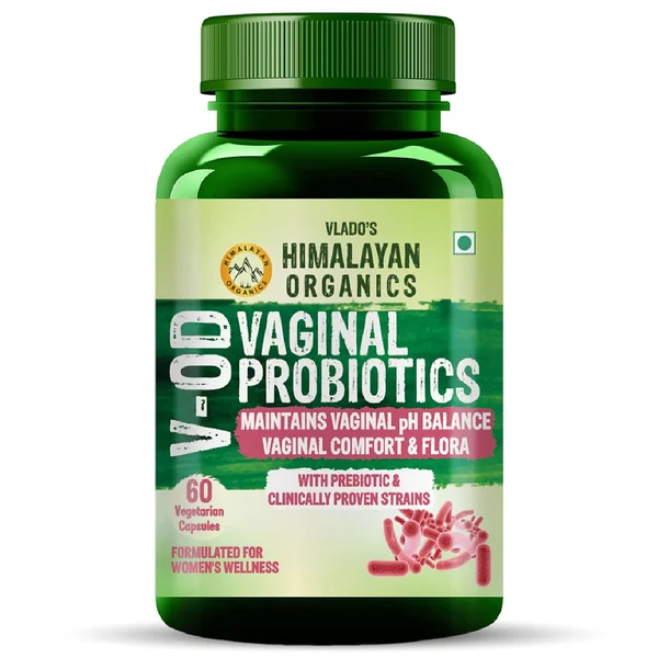 Vlado's Himalayan Organics Vaginal Probiotics, 60 Capsules