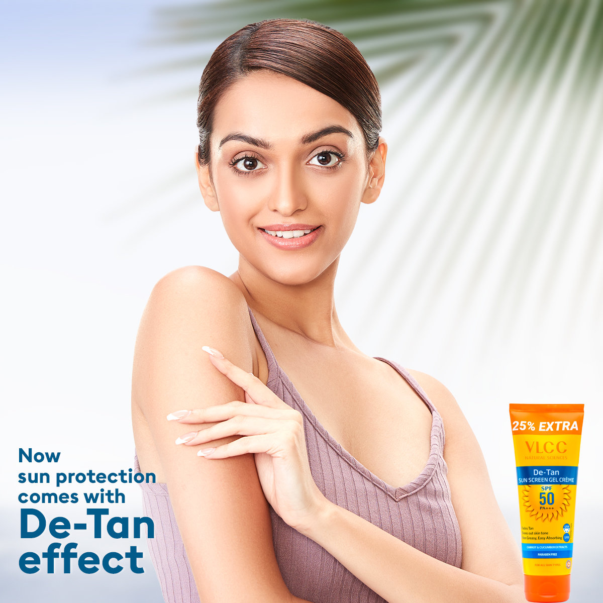 VLCC De-Tan SPF 50 PA+++ Sunscreen Gel Creme, 100 gm, Pack of 1 VLCC De-Tan SPF 50 PA+++ Sunscreen Gel Creme, 100 gm, Pack of 1