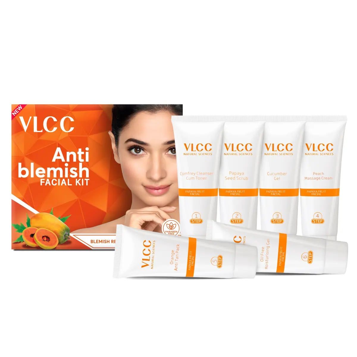 VLCC Anti Blemish Facial Kit 1 Count | Reduces Blemishes, Pigmentation ...