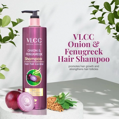 VLCC Onion &amp; Fenugreek Shampoo, 300 ml, Pack of 1