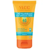 VLCC 3D Youth Boost SPF 40 PA+++ Sunscreen Gel Creme, 25 gm, Pack of 1