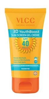 VLCC 3D Youth Boost SPF 40 PA+++ Sunscreen Gel Creme, 25 gm, Pack of 1