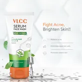 VLCC Salicylic Acid + Neem &amp; Hyaluronic Acid + Aloe Vera Serum Face Wash, 2x150 ml, Pack of 1
