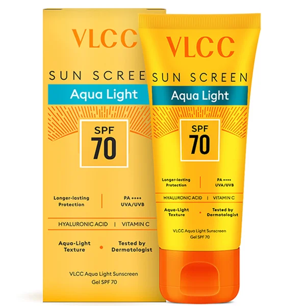 VLCC Aqua Light SPF 70 PA++ Sunscreen Gel, 30 gm, Pack of 1