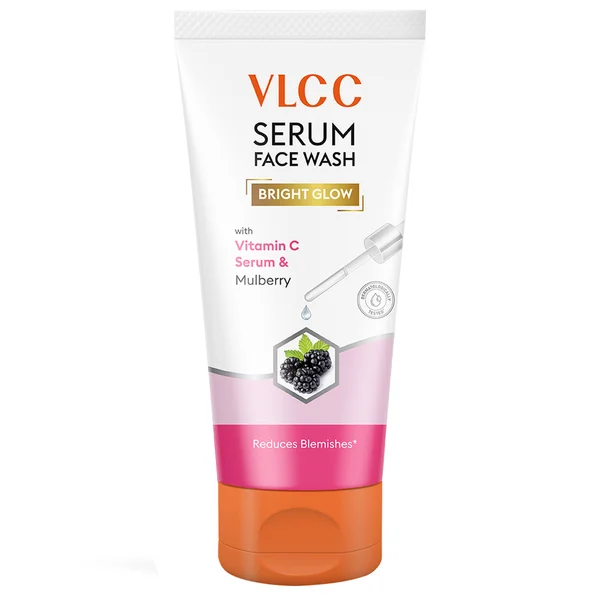 VLCC Mulberry Bright Glow Serum Face Wash, 150 ml, Pack of 1