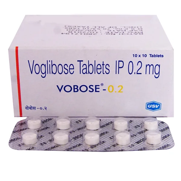 Vobose-0.2 Tablet 10's, Pack of 10 TABLETS