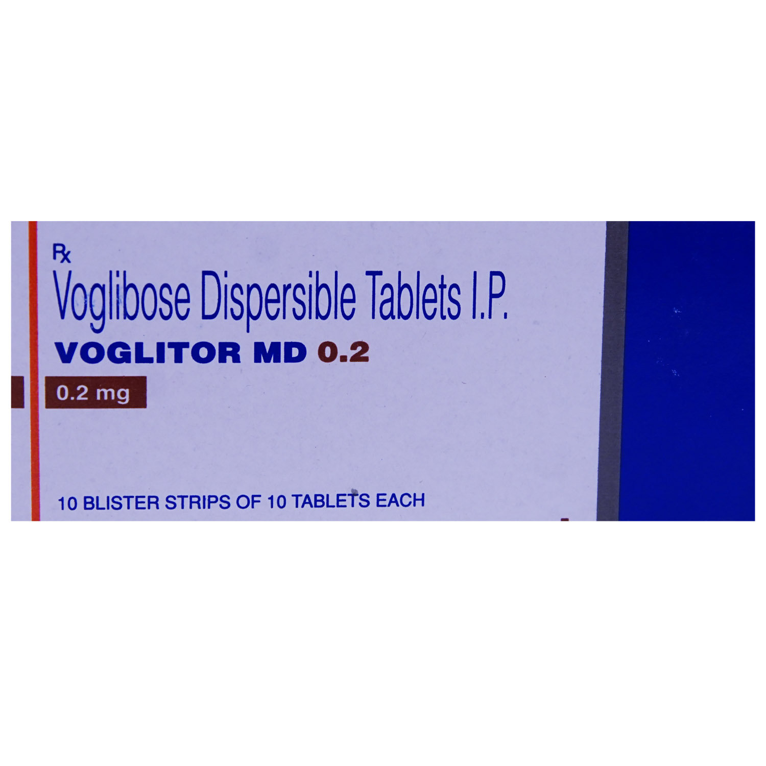 Voglitor MD 0.2 Tablet 10's, Pack of 10 TABLETS Voglitor MD 0.2 Tablet 10's, Pack of 10 TABLETS