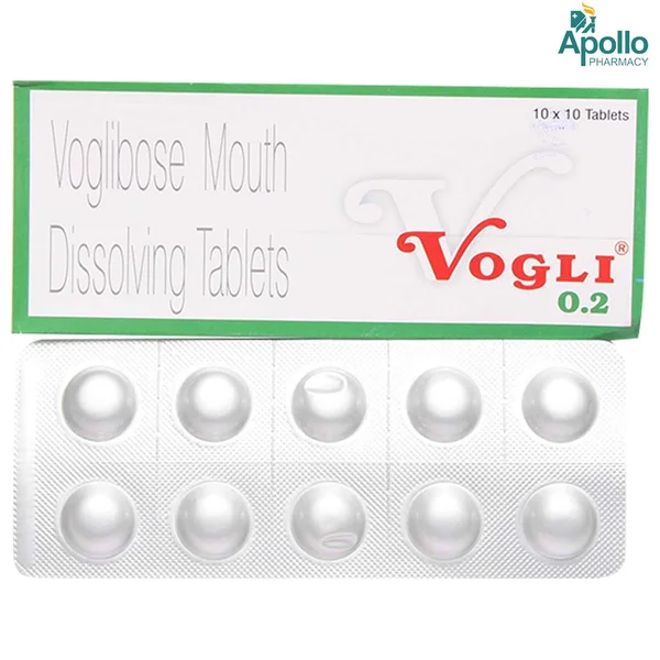 Vogli 0.2 Tablet 10's, Pack of 10 TABLETS