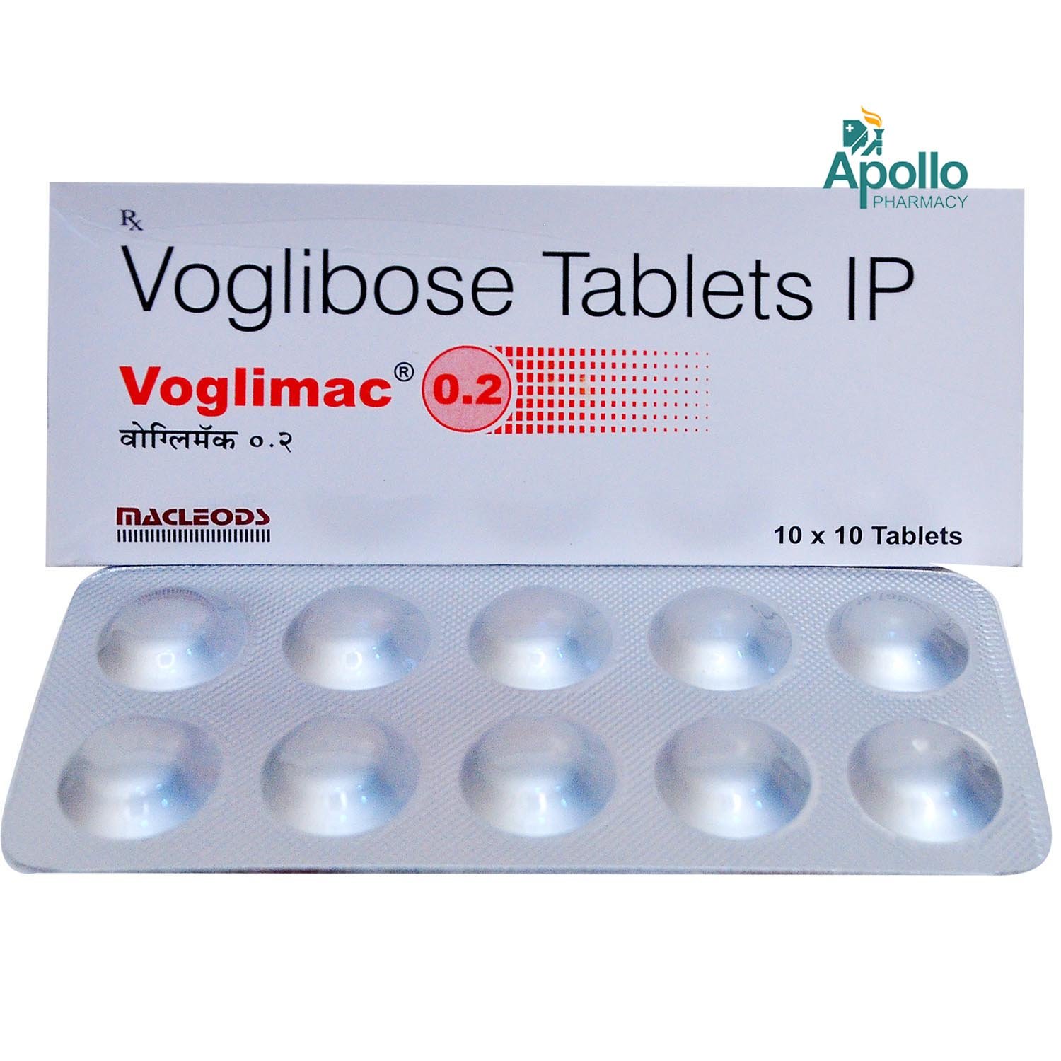 Voglimac 0.2 Tablet 10's, Pack of 10 TABLETS Voglimac 0.2 Tablet 10's, Pack of 10 TABLETS