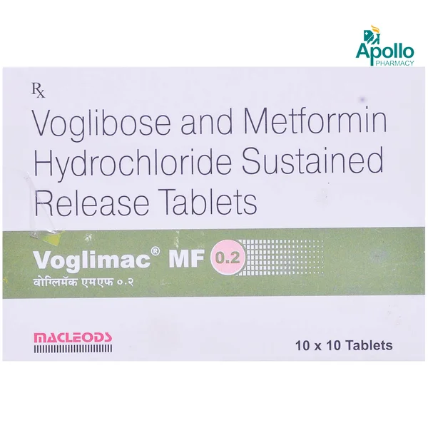 VOGLIMAC MF 0.2MG TABLET, Pack of 10