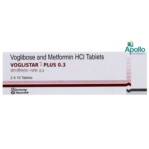Voglistar-Plus 0.3 Tablet 10's