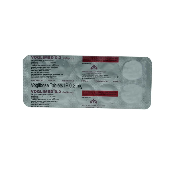 VOGLIMED 0.2MG TABLET