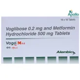 Vogo-M 0.2 Tablet 10's, Pack of 10 TabletS