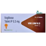 Voglow-0.3 Tablet 10's, Pack of 10 TABLETS