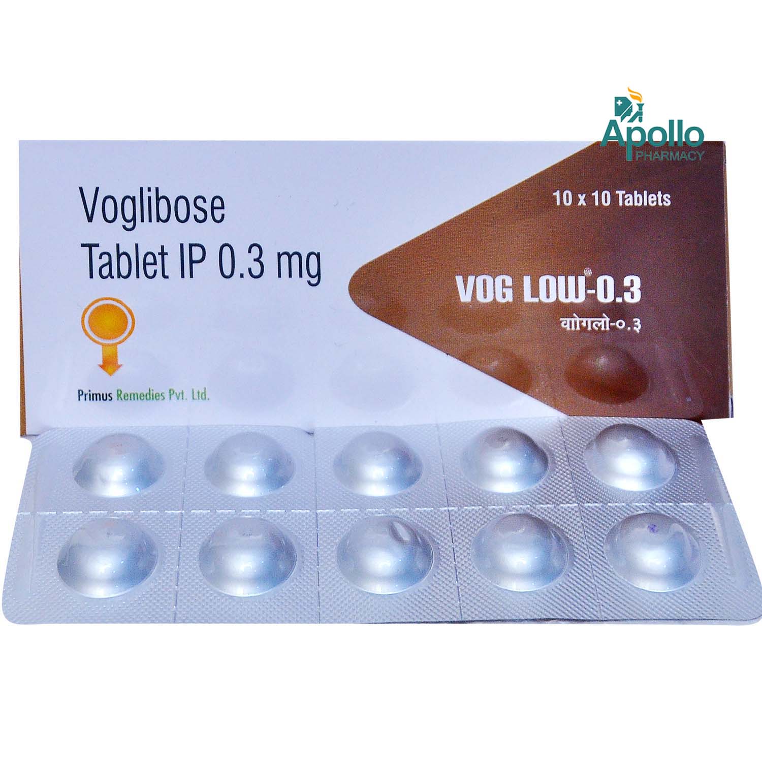 Voglow-0.3 Tablet 10's, Pack of 10 TABLETS Voglow-0.3 Tablet 10's, Pack of 10 TABLETS