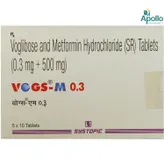 Vogs M 0.3 Tablet 10's, Pack of 10 TABLETS