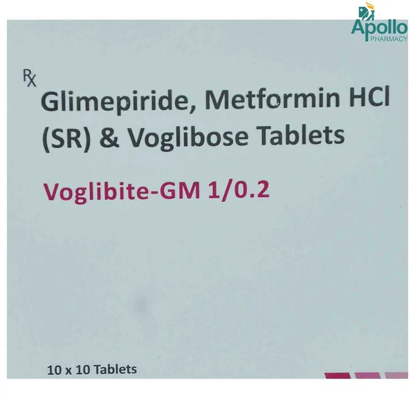 Voglibite-GM 1/0.2 Tablet 10's