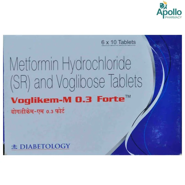VOGLIKEM M 0.3 FORTE TABLET 10'S
