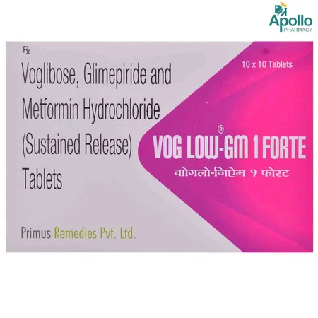Voglow GM 1 mg Forte Tablet 10's