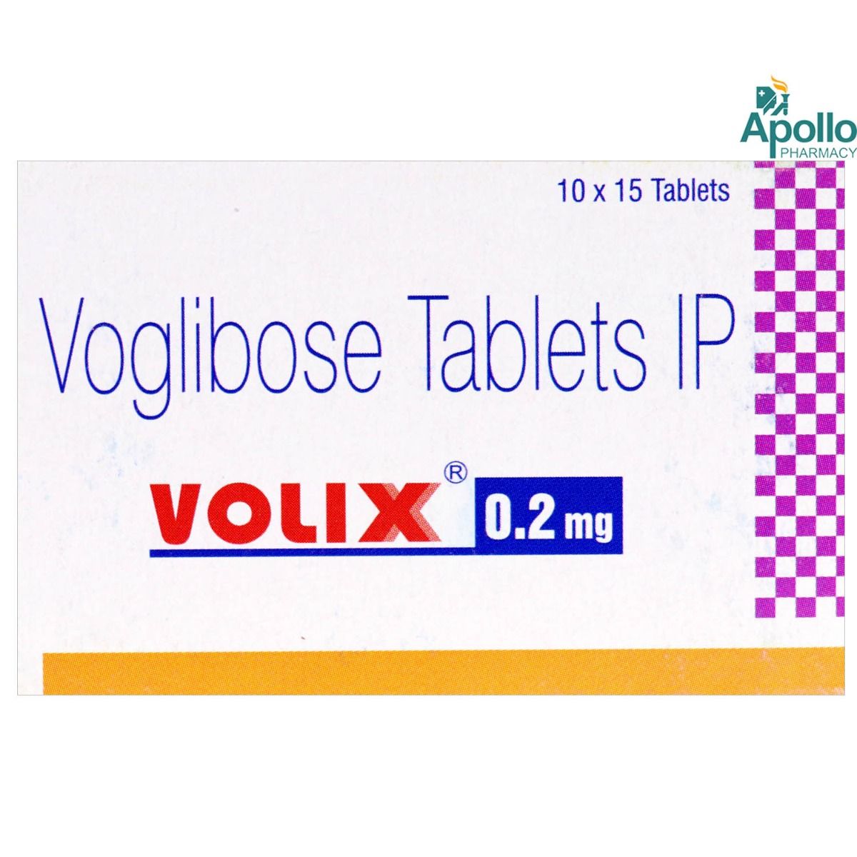 Volix 0.2 Tablet 15's, Pack of 15 TABLETS
