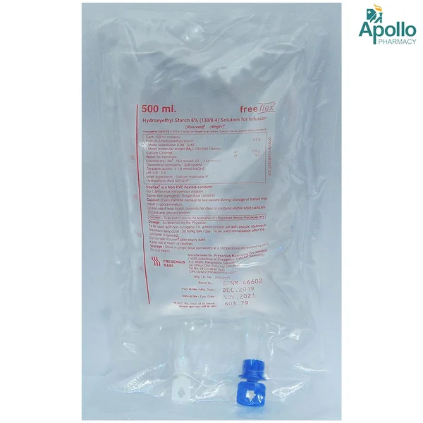 Voluven Solution 500ml, Pack of 1 INJECTION