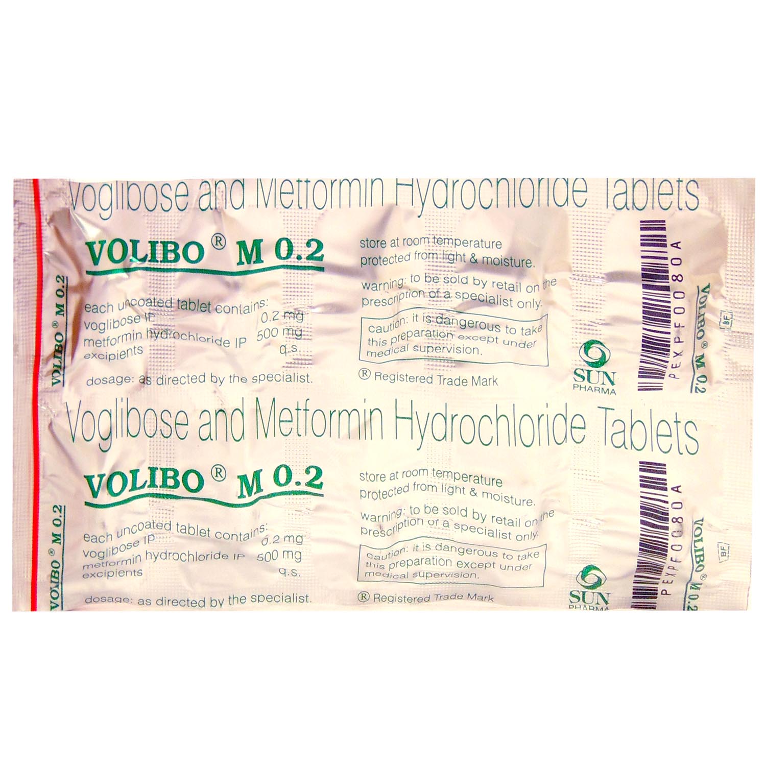 Volibo M 0.2 Tablet 10's, Pack of 10 Volibo M 0.2 Tablet 10's, Pack of 10