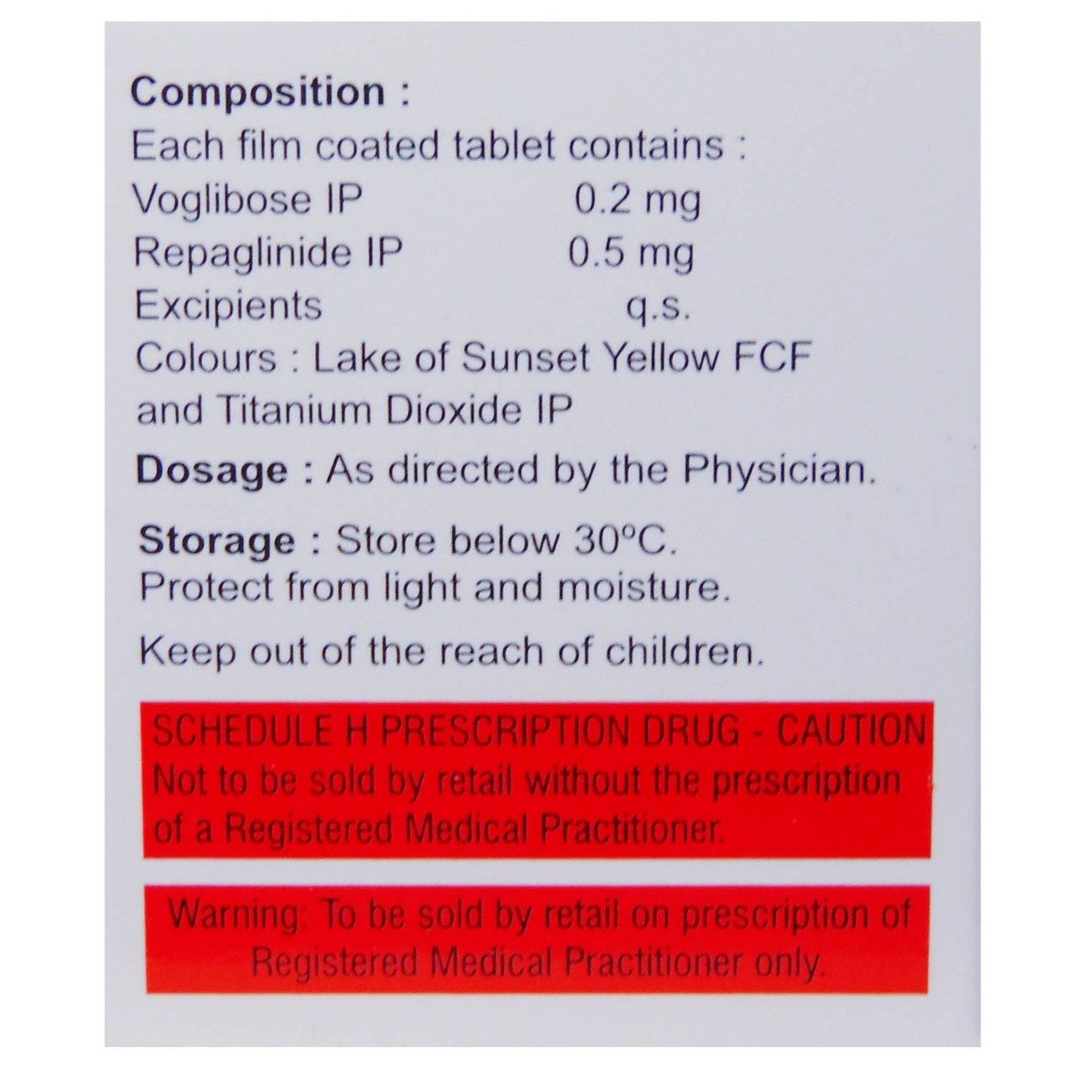 Volibo R 0.2/0.5 Tablet 10's, Pack of 10 Volibo R 0.2/0.5 Tablet 10's, Pack of 10