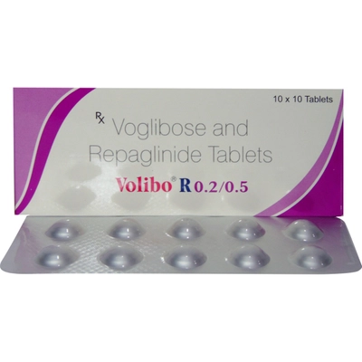 Volibo R 0.2/0.5 Tablet 10's, Pack of 10 TabletS