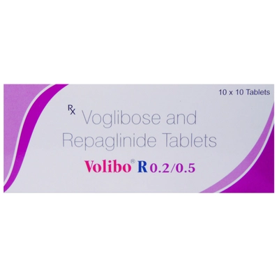 Volibo R 0.2/0.5 Tablet 10's, Pack of 10 TabletS