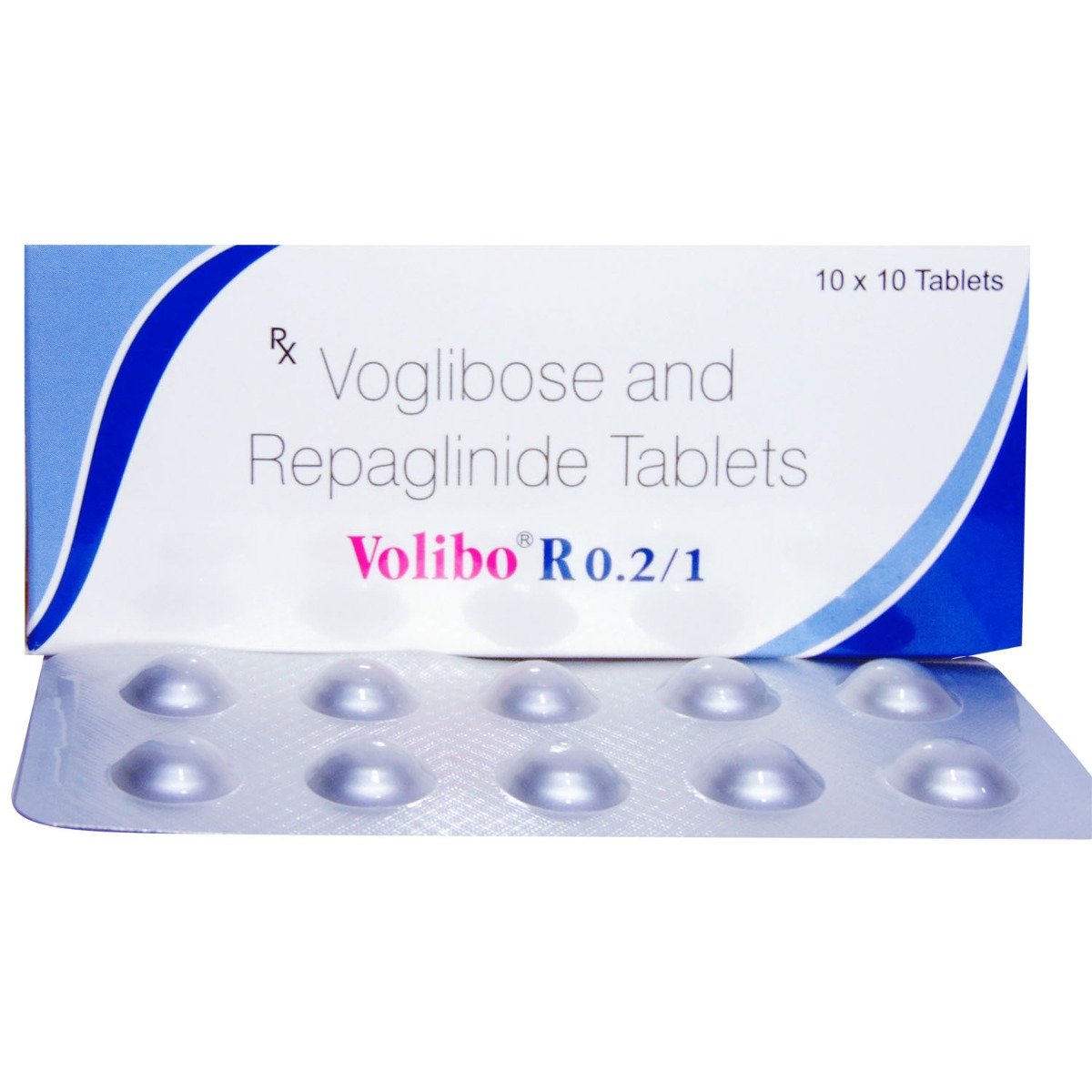 Volibo R 1mg/0.2mg Tablet 10's, Pack of 10 Volibo R 1mg/0.2mg Tablet 10's, Pack of 10