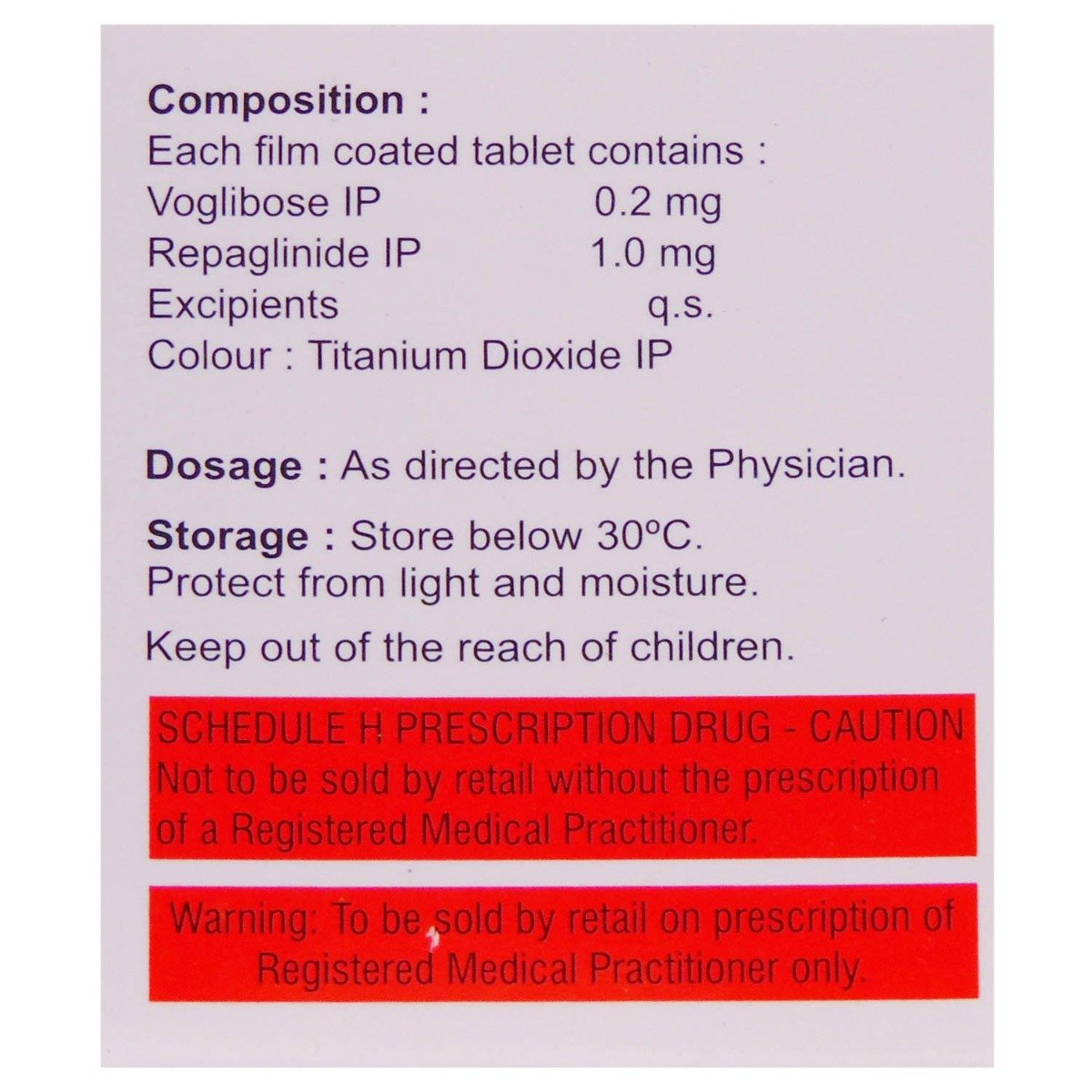 Volix R 0.2/1 Tablet 10's, Pack of 10 Volix R 0.2/1 Tablet 10's, Pack of 10