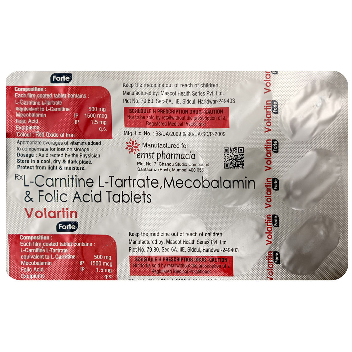Buy Volartin Forte Tablet 15's Online