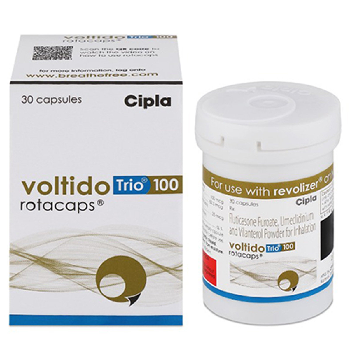Voltido Trio 100 Rotacaps 30's, Pack of 1 Voltido Trio 100 Rotacaps 30's, Pack of 1