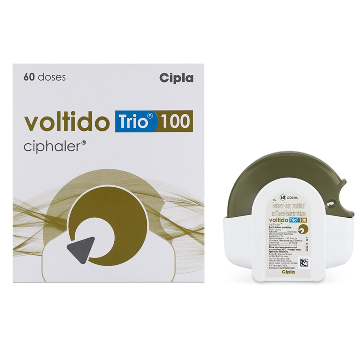 Voltido Trio 100 Ciphaler 60 mDPI, Pack of 1 Voltido Trio 100 Ciphaler 60 mDPI, Pack of 1
