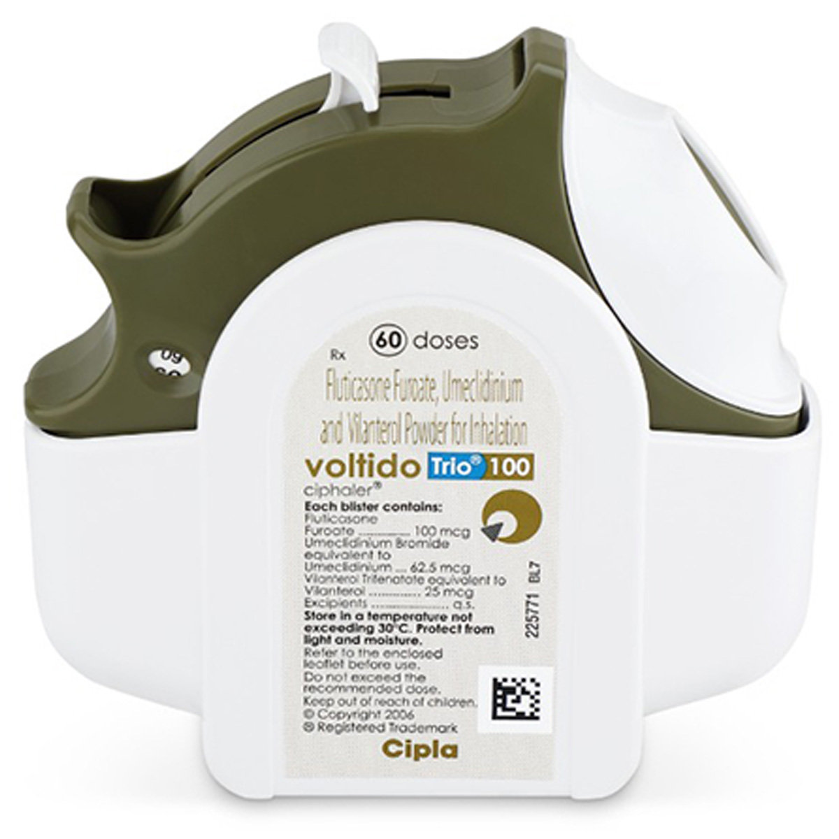 Voltido Trio 100 Ciphaler 60 mDPI, Pack of 1 Voltido Trio 100 Ciphaler 60 mDPI, Pack of 1