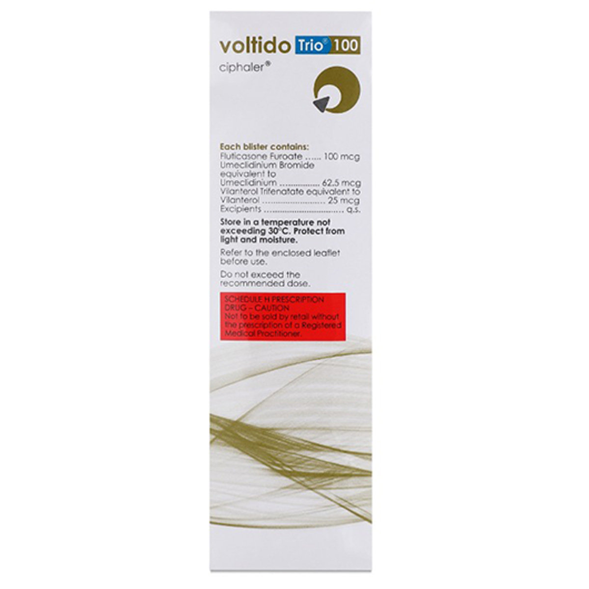 Voltido Trio 100 Ciphaler 60 mDPI, Pack of 1 Voltido Trio 100 Ciphaler 60 mDPI, Pack of 1