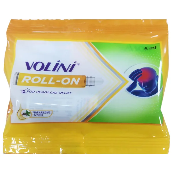 Volini Roll-On Headache Relief With Clove & Mint, 5 ml