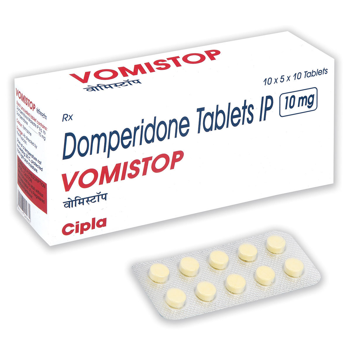 Vomistop 10 mg Tablet 10's, Pack of 10 TABLETS Vomistop 10 mg Tablet 10's, Pack of 10 TABLETS