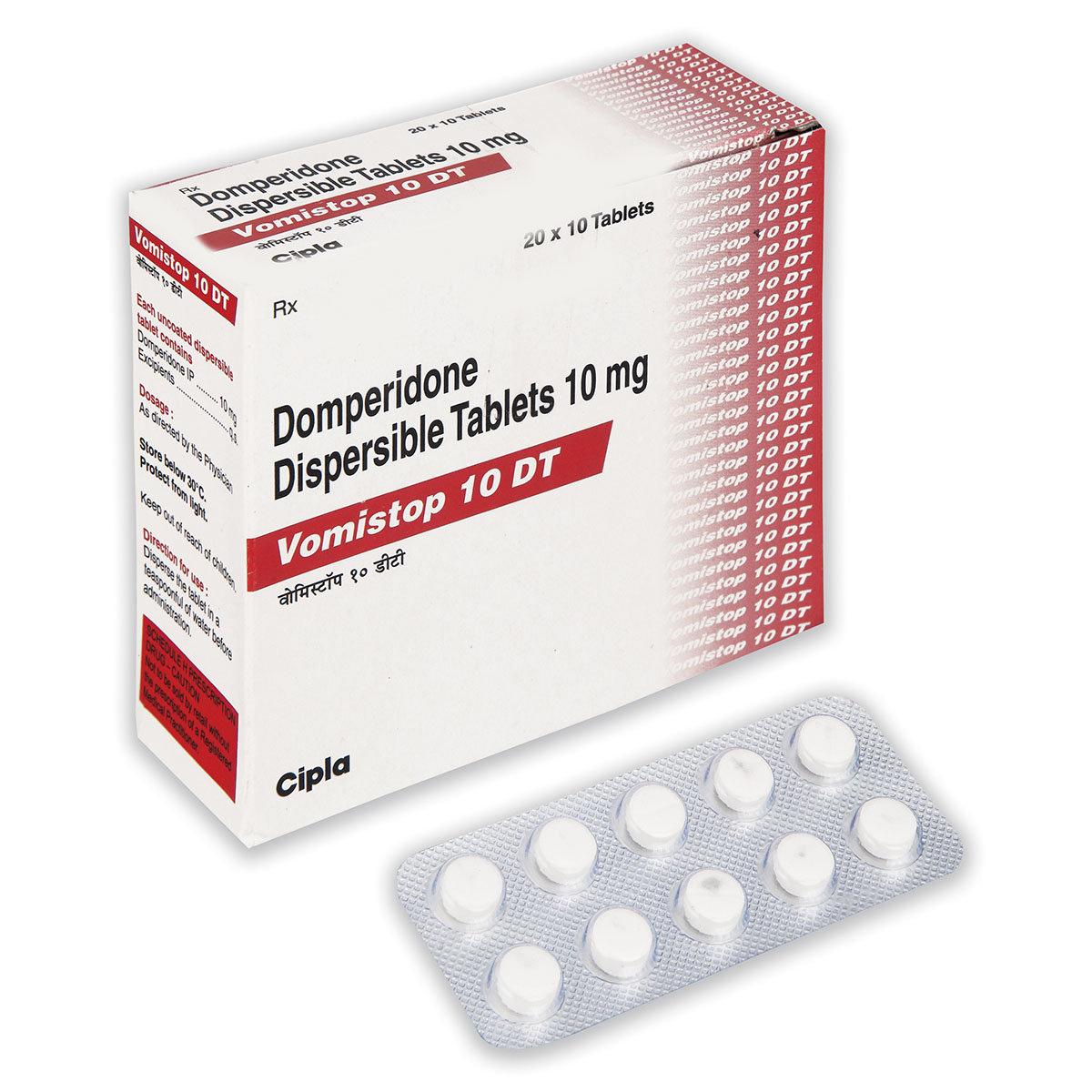 Vomistop 10 DT Tablet 10's, Pack of 10 TabletS Vomistop 10 DT Tablet 10's, Pack of 10 TabletS