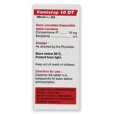 Vomistop 10 DT Tablet 10's, Pack of 10 TabletS