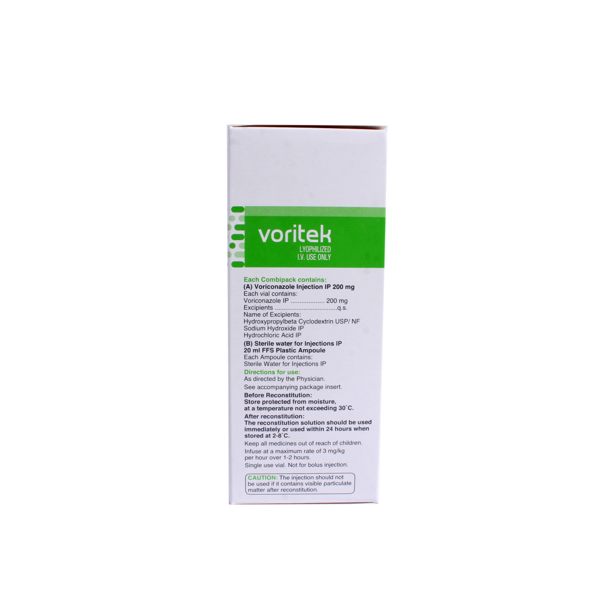 Voritek 200mg Injection, Pack of 1 Injection Voritek 200mg Injection, Pack of 1 Injection
