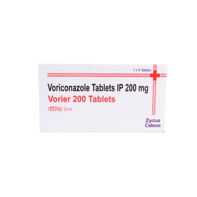 Vorier 200 Tablet 4's, Pack of 4 TabletS