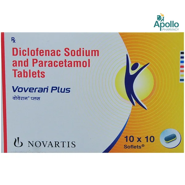 Voveran Plus Tablet 10's, Pack of 10 TABLETS
