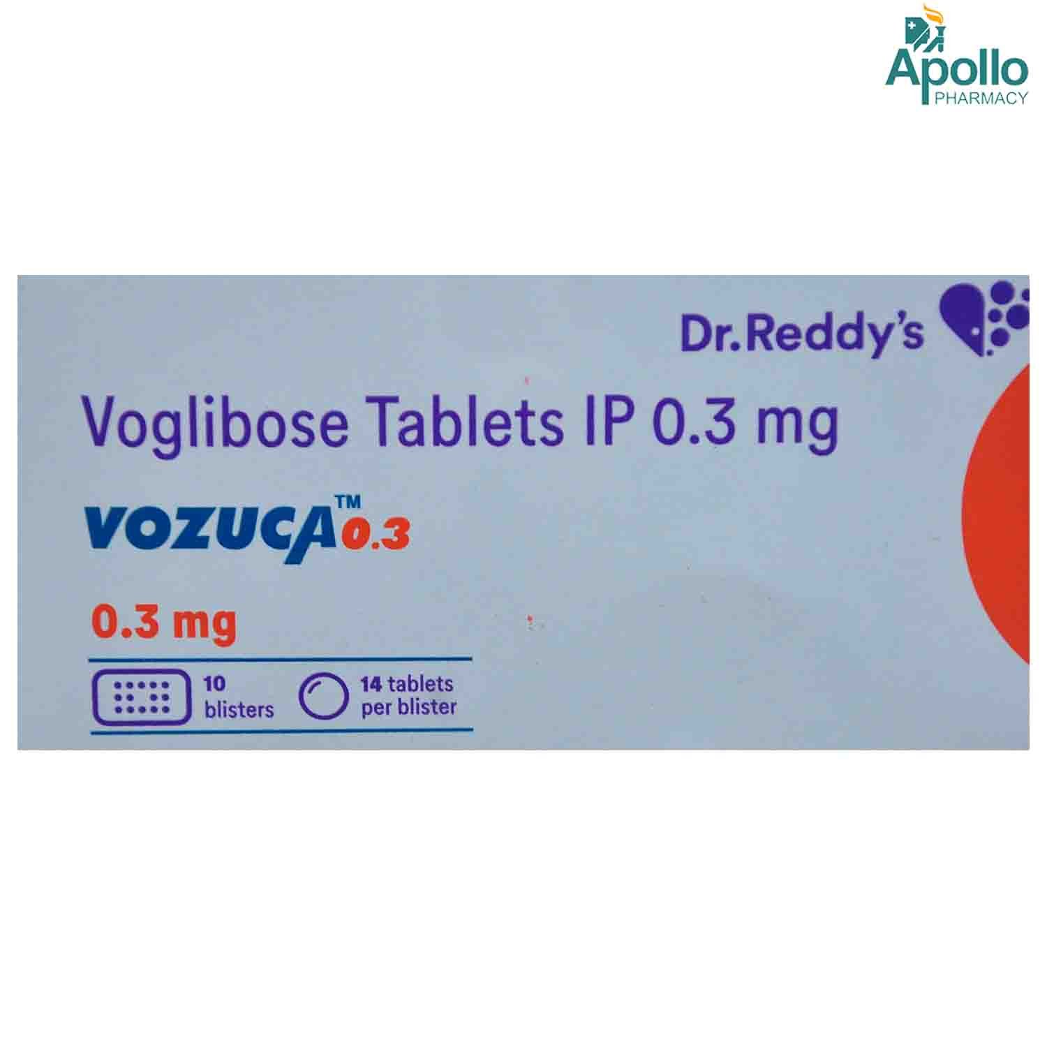 Vozuca 0.3 Tablet 14's, Pack of 14 TABLETS Vozuca 0.3 Tablet 14's, Pack of 14 TABLETS