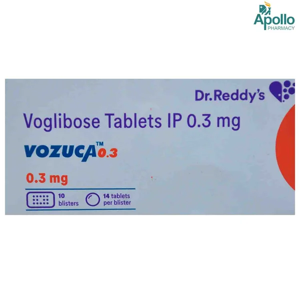 Vozuca 0.3 Tablet 14's