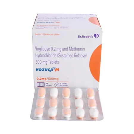 Vozuca-M 0.2 mg/500 mg Tablet 15's