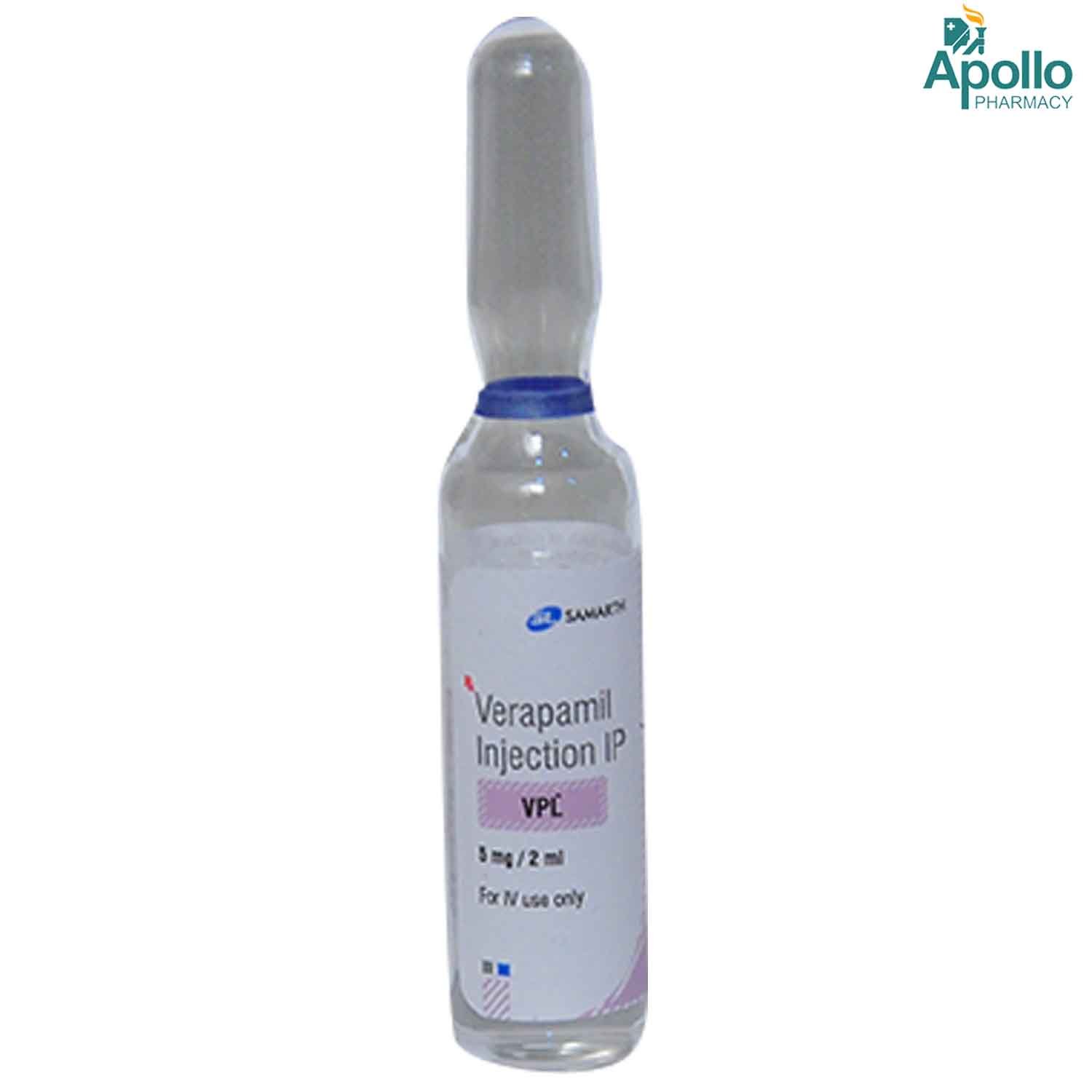 Vpl 5 mg Injection 10 x 2 ml , Pack of 10 INJECTIONS Vpl 5 mg Injection 10 x 2 ml , Pack of 10 INJECTIONS